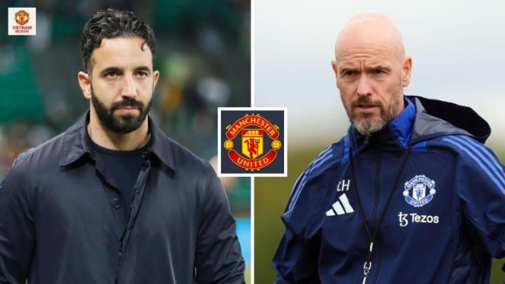 HLV Rúben Amorim và Erik ten Hag